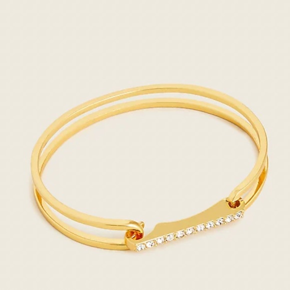 J. Crew Jewelry - J. Crew Charlotte U Bangle Bracelet
